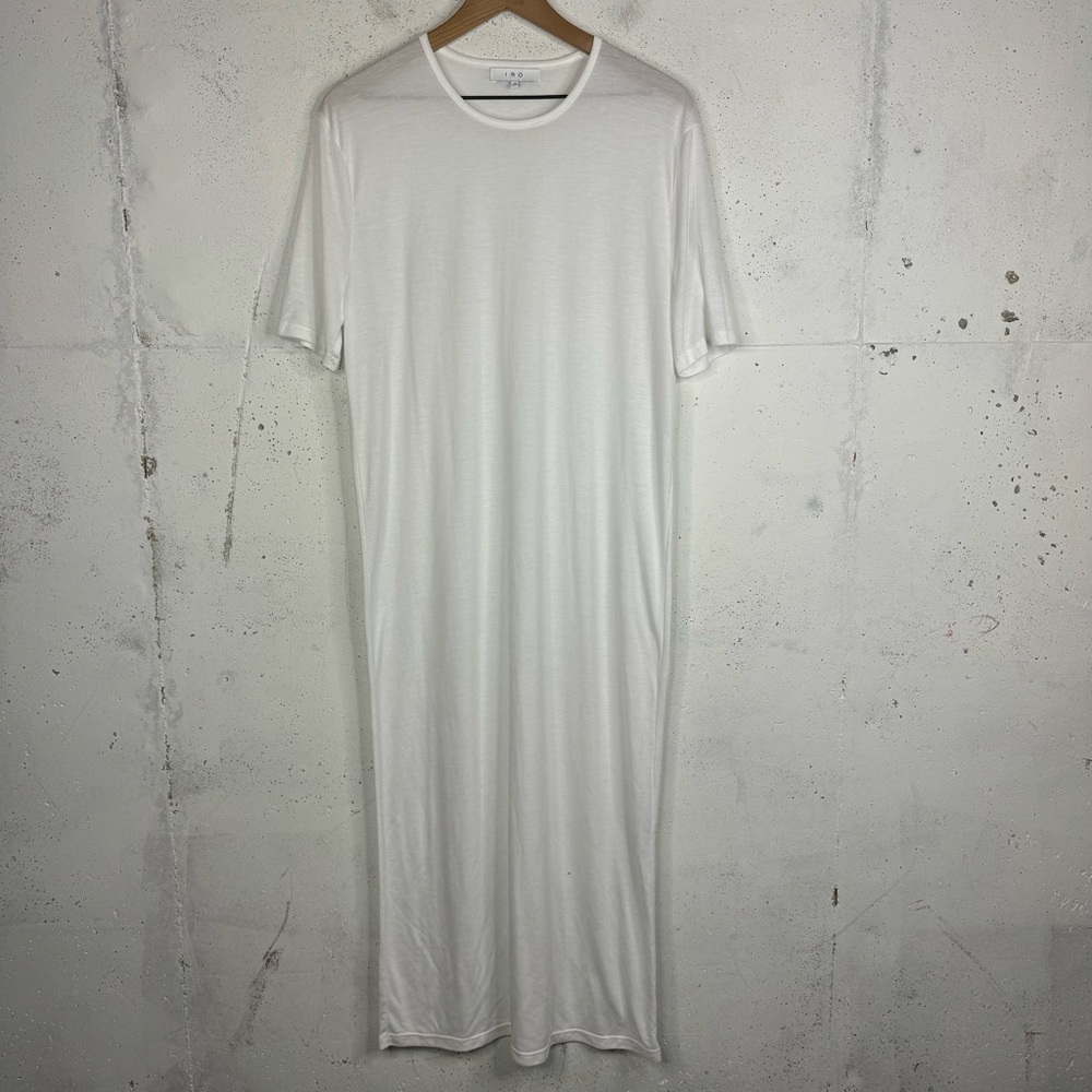 IRO White Midi T-Shirt Dress